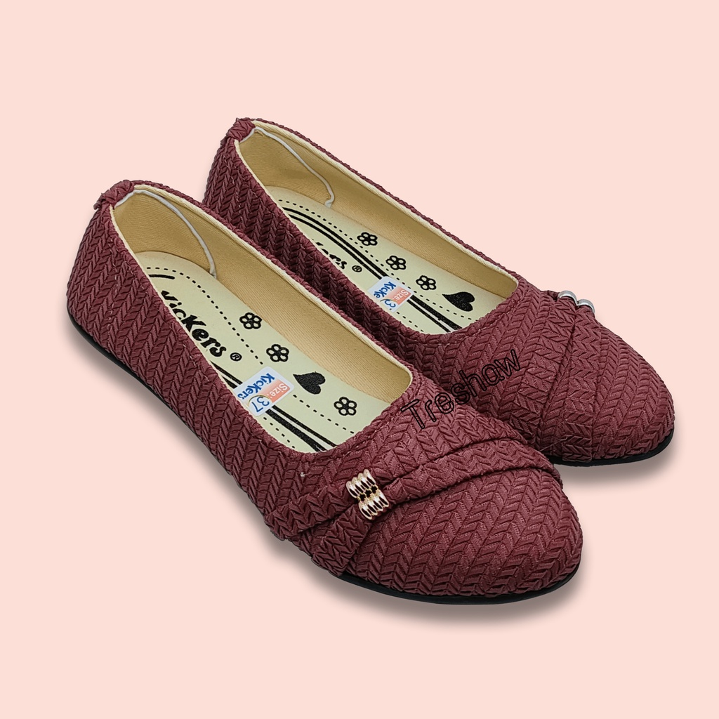 Sepatu Balet Wanita Flatshoes Cewek Kickers Best Seller