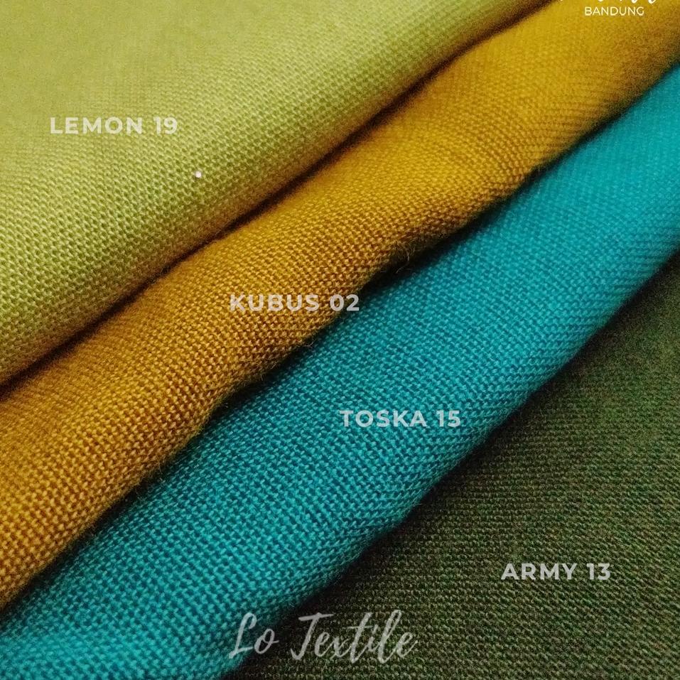 ㊋ Kain Rayon Polos Viscose/Uniqlo 0.5 Meter - Bahan Katun Cotton BARU 3093 ☀