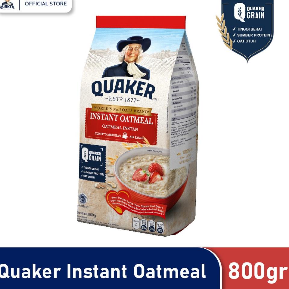 

ㅀ Quaker Instant Oatmeal 800 gr BIG SALES 2477 ☽