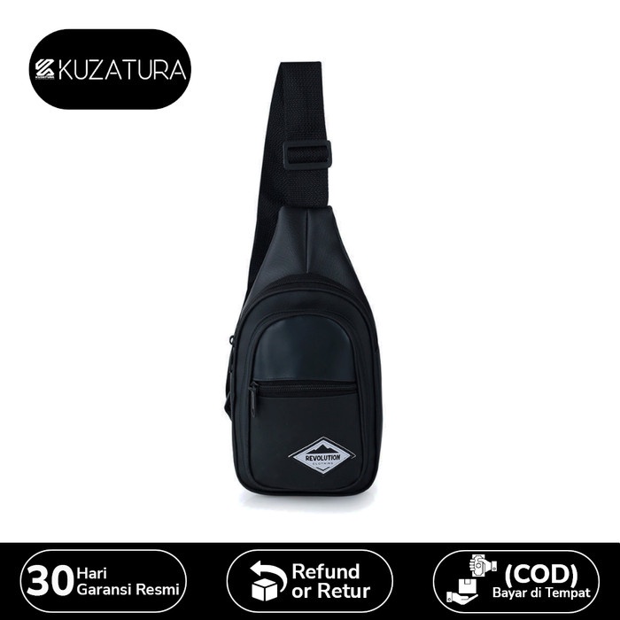 tas slempang pria Tas Selempang Sandang Soren Samping Sling Bag Hitam Pria TCL 221 - Hitam Z9F6 anti