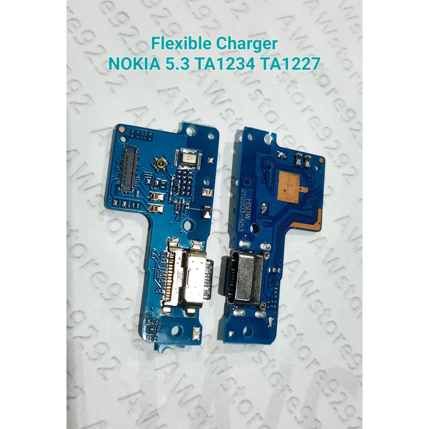 Flexible Fleksibel Konektor Charger Papan PCB Con Cas NOKIA 5.3 TA1234 TA1227