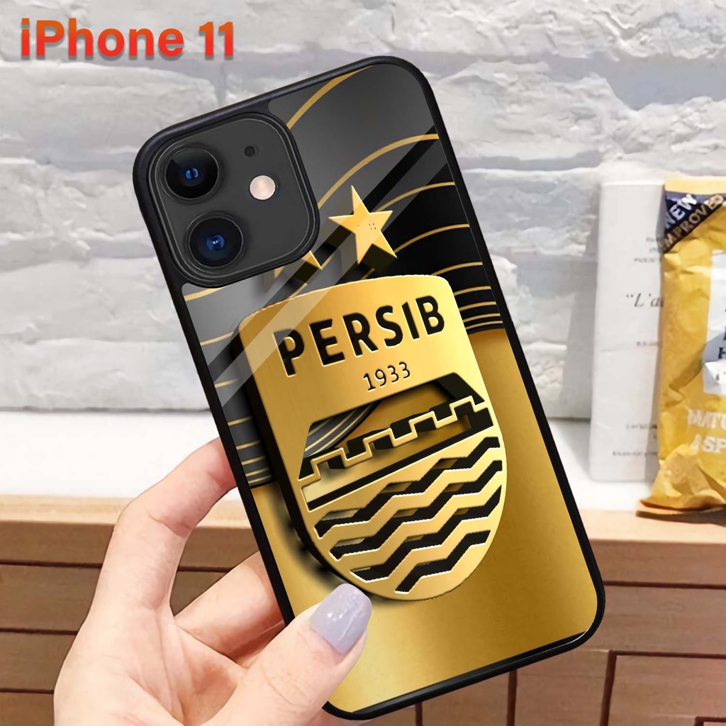 Case Kilau Iphone 11 | Casing Hp Glossy | Motif Persib