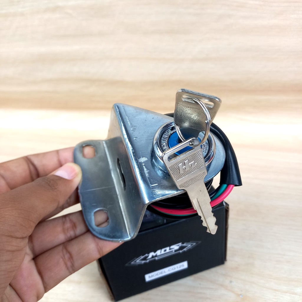 Kunci Kontak Honda CB CG 100 125 PLUS PANGKON CNC PANGKON PLAT MOS