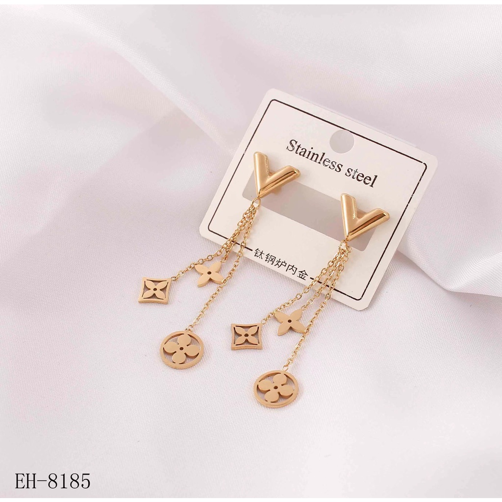 Titanium Set Perhiasan Fashion Kalung/Gelang/Anting 7885/8185/2513