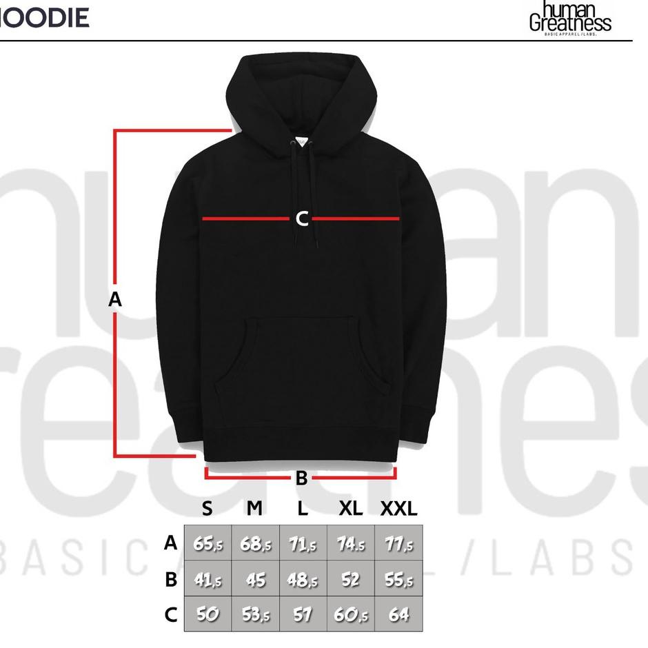 Terkini YANIK Human Greatness Hoodie Classic Blue HGBasic 88