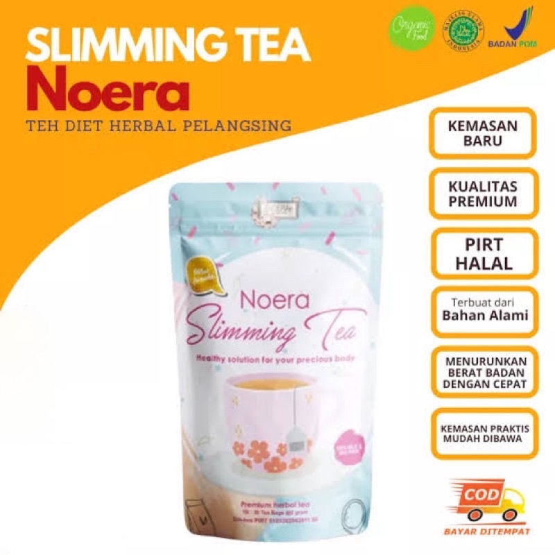 

Noera Slimming Tea / Noera Teh Hijau / Teh Diet Herbal Pelangsing Slim Tea Noera