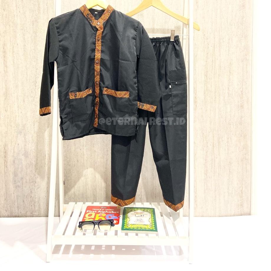 Terlaris BAJU PANGSI ANAK/ BAJU PANGSI ADAT SUNDA / BAJU ADAT SUNDA / SETELAN PANGSI ANAK BATIK