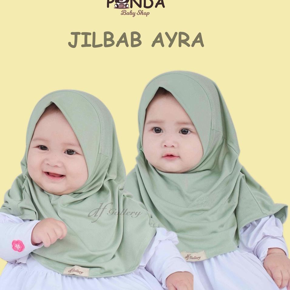 Menarik Jilbab Anak Ayra - Jilbab Hijab Pashmina Anak Bayi Instan Perempuan 1 2 Tahun Jersey SD TK