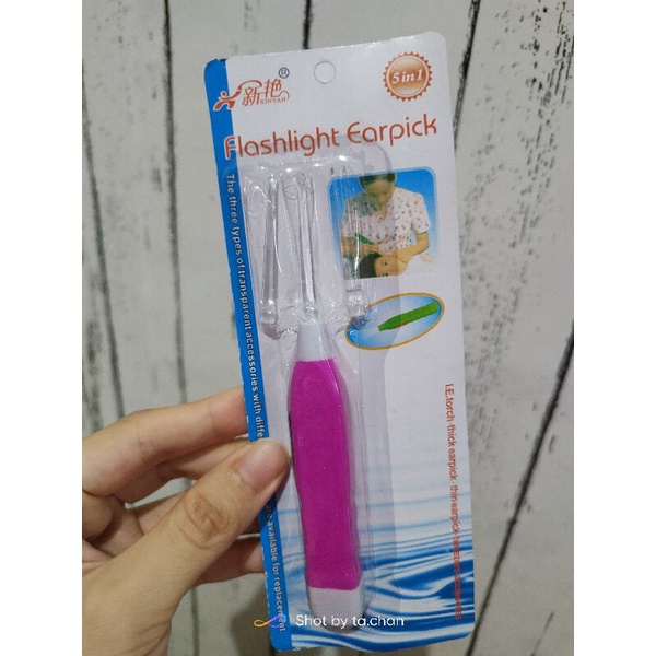 Pembersih telinga lampu LED korek kuping lampu