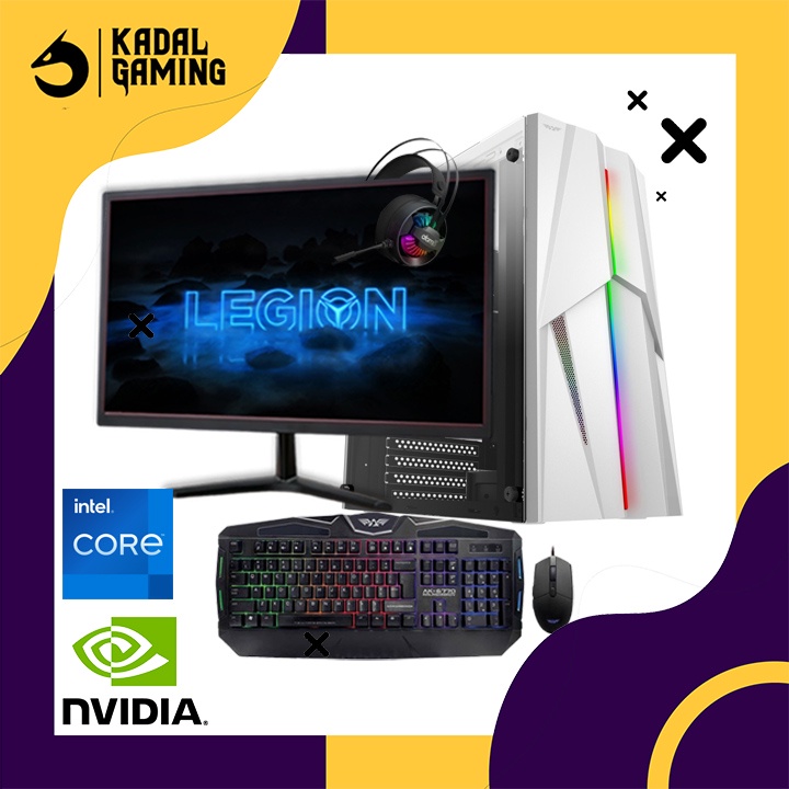 PC GAMING TERMURAH INTEL CORE I3 10105F VGA NVIDIA GT 1030 2GB FULLSET