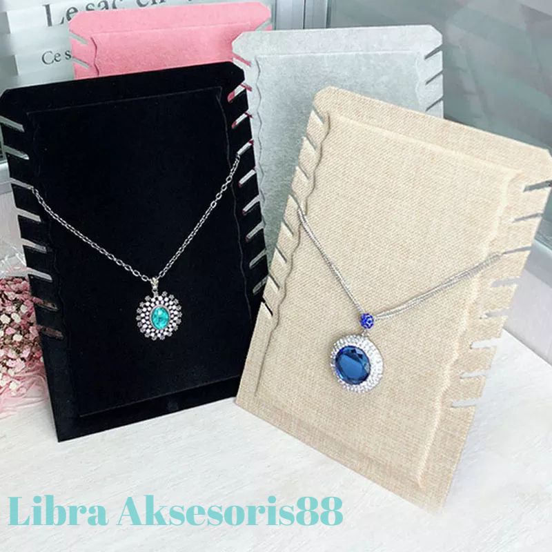 Display Perhiasan Kalung Dudukan Liontin Panjang Rak Rantai Penyimpan Perhiasan