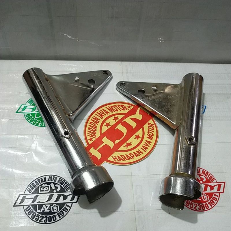 BREKET DUDUKAN KUPING LAMPU DEPAN HONDA GLK CG110N CB 100 CB 125 GL 100 GL125 ORIGINAL NOS AHM