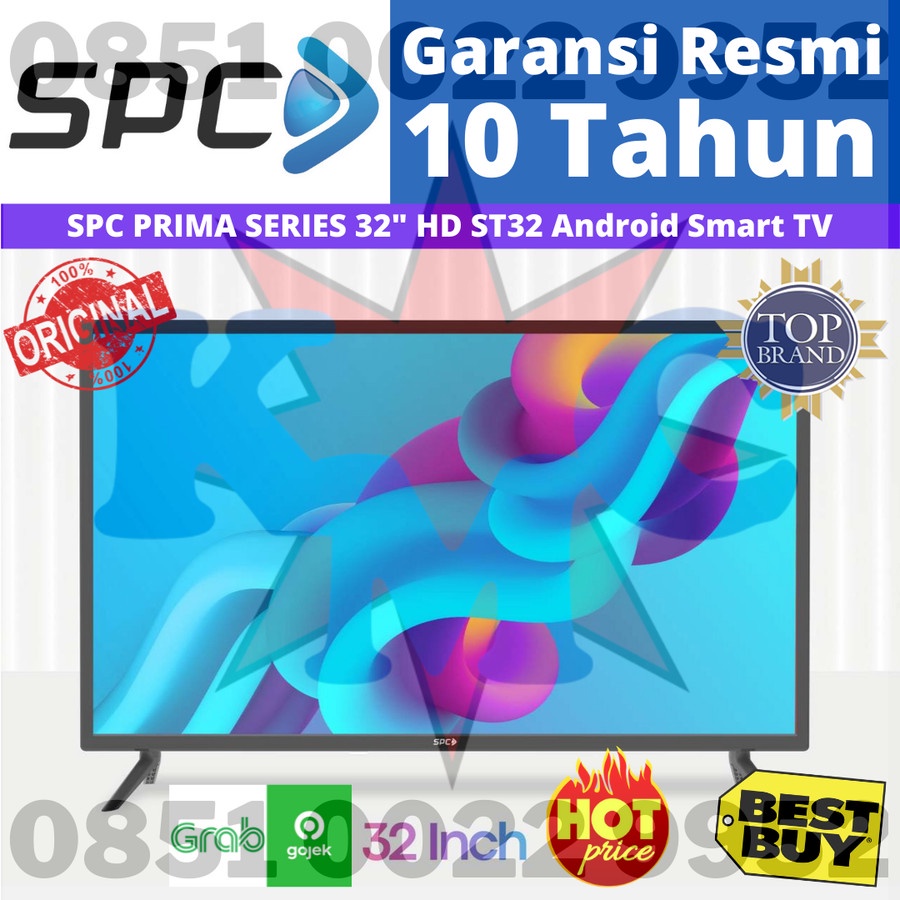 LED SPC PRIMA SERIES 32&quot; HD ST32 Android Smart TV Garansi Resmi