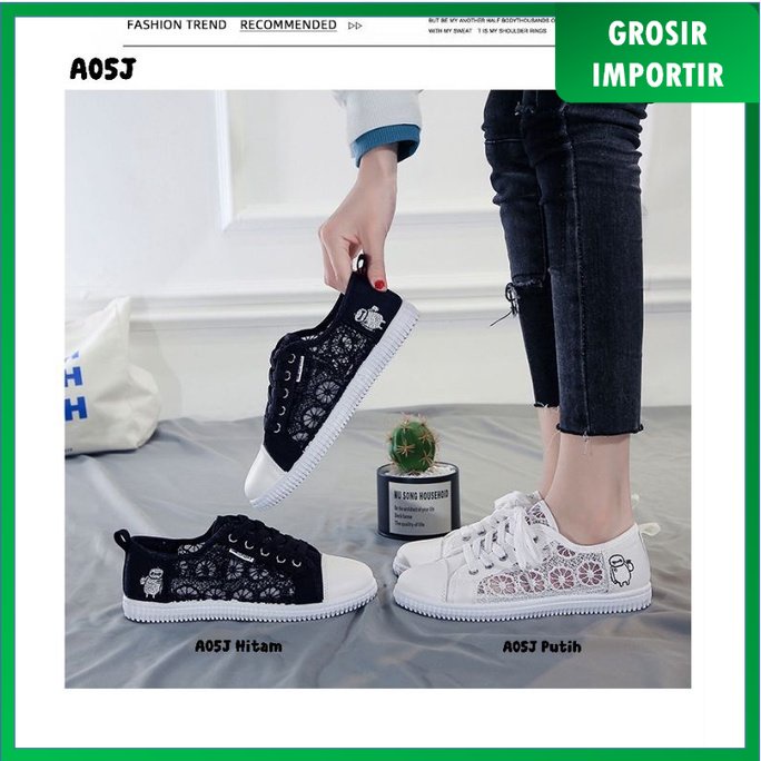 Importir Grosir - SEPATU SNEAKERS LACE WANITA KOREA KIM SO HYUN MODEL SIMPLE STYLE  TALI CASUAL BROK