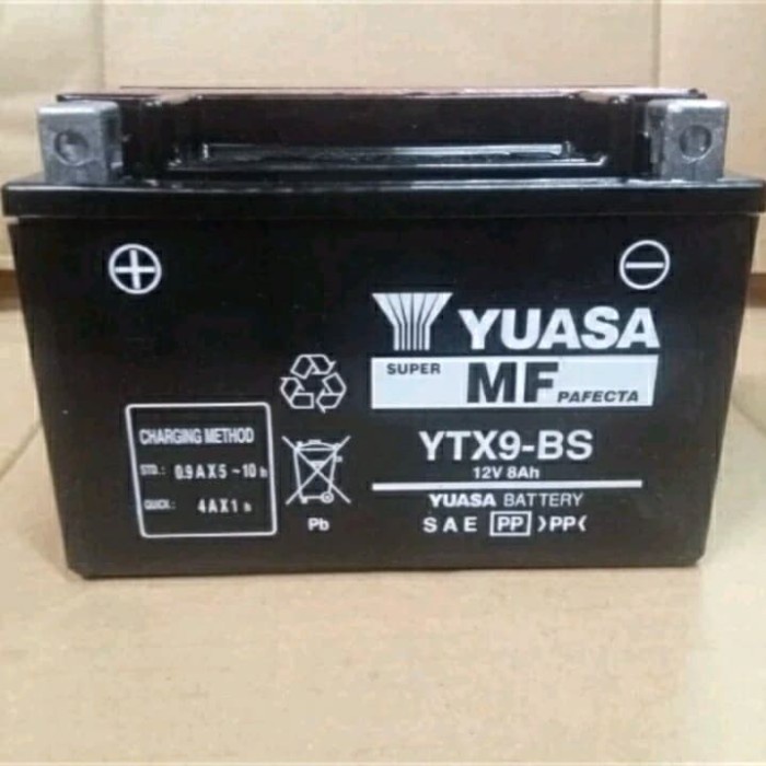 aki yuasa kering ninja 250 YTX9 BS yuasa