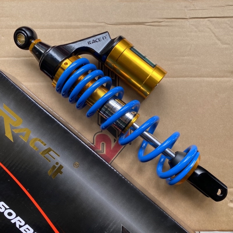 SHOCKBREAKER TABUNG ATAS G PLUS BY RACEIT MATIC SINGLE SHOCK UKURAN 330 MM DAN 310 MM VARIO SCOOPY GENIO VARIO 125 VARIO 150 VARIO 160 BEAT MIO GEAR 125 SOUL XEON X-RIDE  MIO M3 MIO SPORTY MIO SMILE FINO DLL