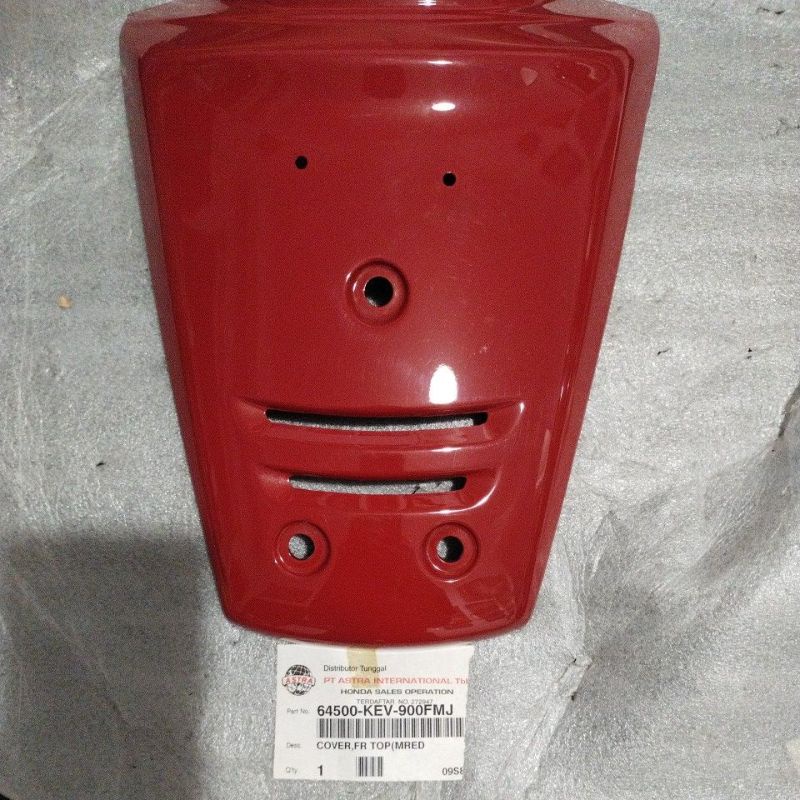 Original 64500 KEV 900FMJ Panel Dada /Cover FR Top Merah Red Honda Supra X