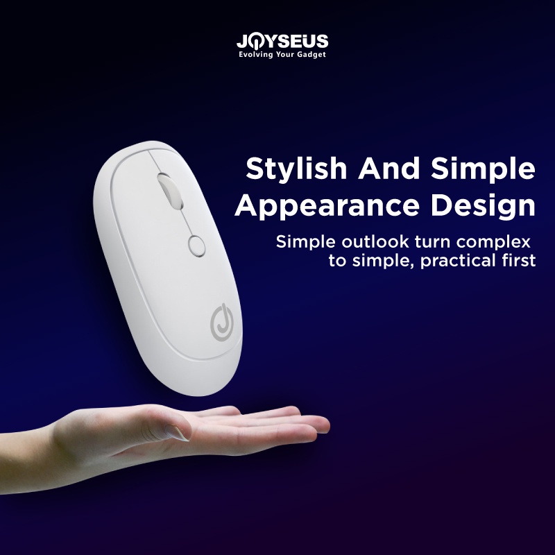 JOYSEUS GWX3 Wireless Mouse 1600 Dpi USB Mute Business Portable Mouse Gaming Mouse