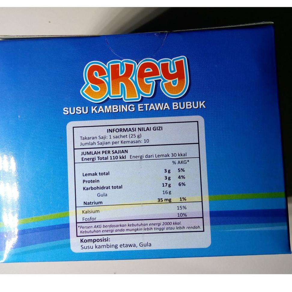 

⇾ cmoorlifen | SKEY - Vanila 250 g [Sachet] - Susu Bubuk Kambing Etawa ヂ