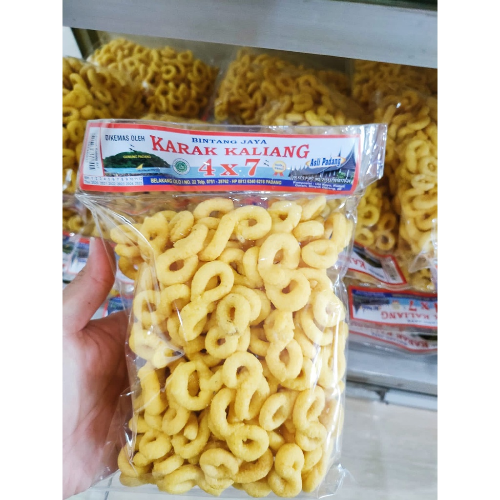 

Kerupuk Angka 8 Karak Kaliang 250 gram