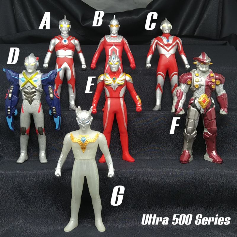 UHS Ultraman 500 Series Seven Ace X Jinbot Max Zero Shining Harga Satuan