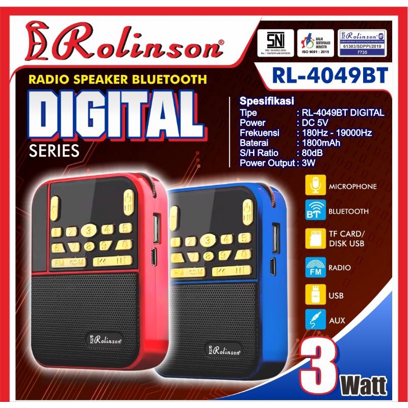 Radio mini portable bluetooth Digital