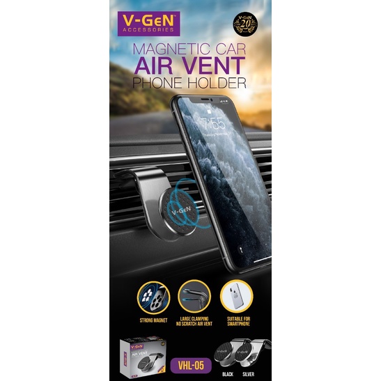 VGEN V-GeN VHL-05 VHL-06 Magnetic Car Air Vent Phone Holder HP Mobil