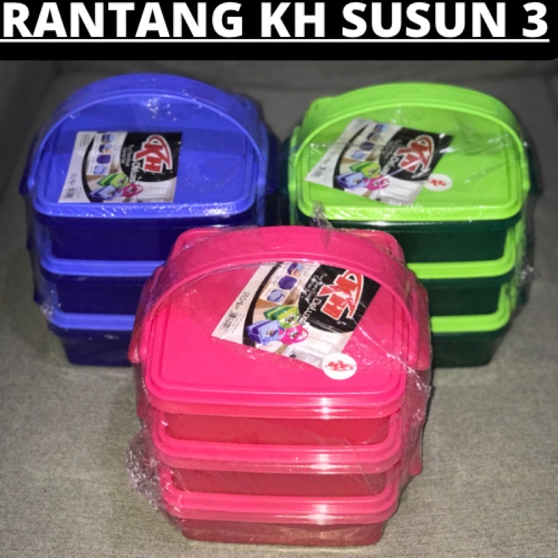 RANTANG PLASTIK RANTANG SUSUN 3 RANTANG TEBAL