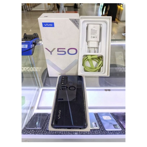 second vivo y50 ram 8/128gb fullset