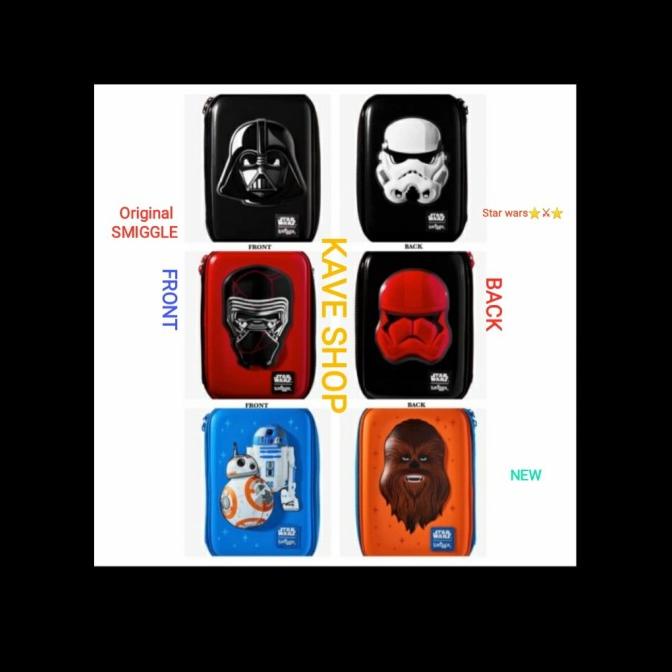 

Smiggle Original : Hardtop Pencil Case Star Wars - NEW