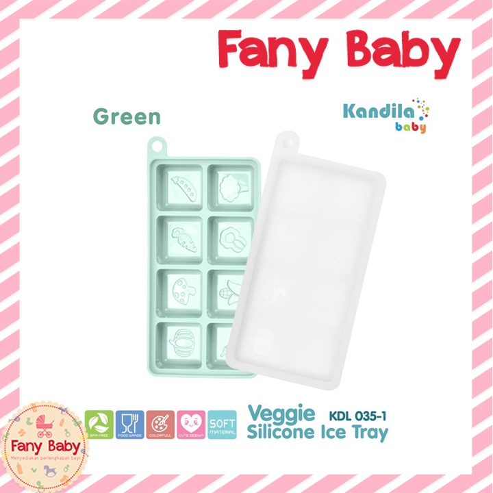 KANDILA BABY VEGGIE SILICONE ICE TRAY / KDL035-1