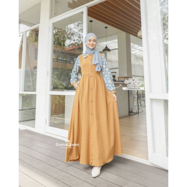 Emmaqueen Gamis Muslim Nadya Dress Series 4