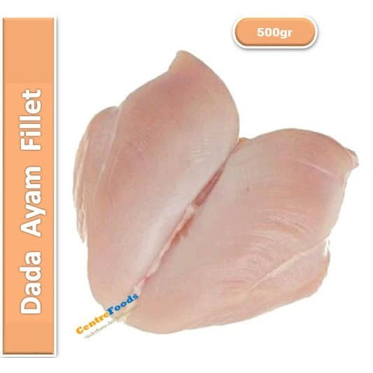

Dada Ayam Fillet Fresh - Tanpa Kulit | 500gr [ Harga Per 0,5 Kg ]