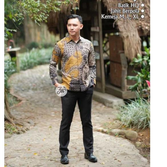 {ABW.18Oc22н} COUPLE BATIK - GAMIS BATIK KATUN KOMBINASI POLOS - GAMIS BATIK SYAR'I - GAMIS BATIK JU