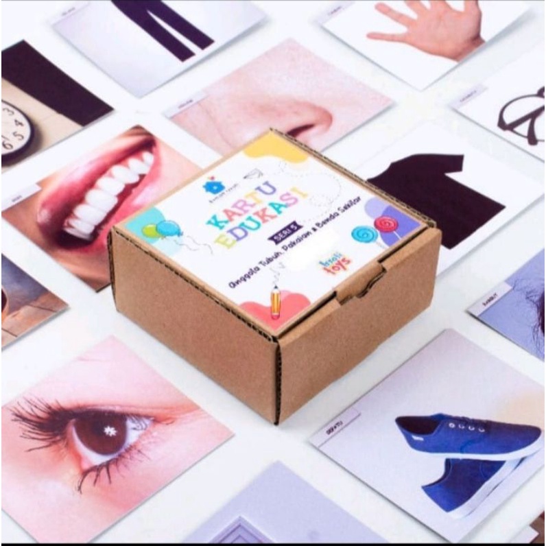 GE TOYS MAINAN PAKET KARTU 6 BOKS/ALAT TERAPI WICARA MAINAN EDUKATIF