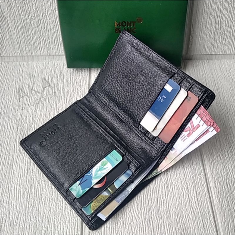 [DPT KLT03] Dompet Lipat Kartu Card Wallet Kulit Asli