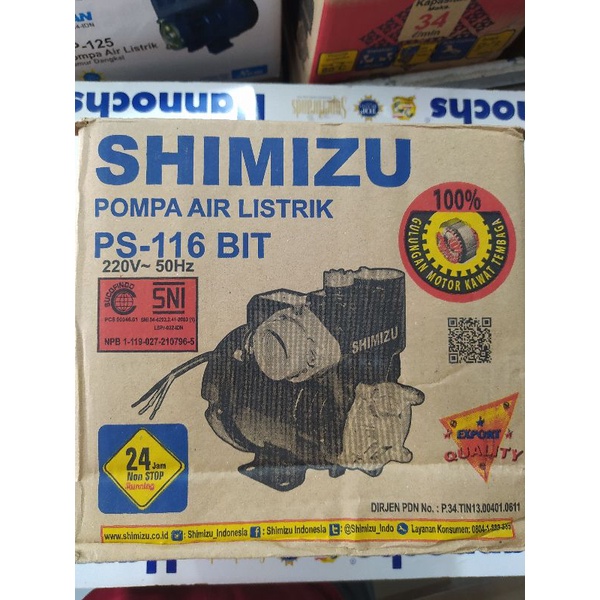 pompa air Shimizu 116 BIT