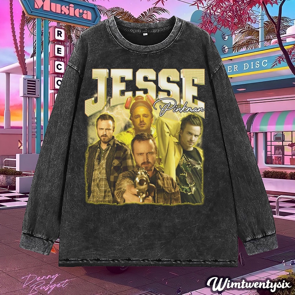 Wimtwentysix “Jesse pinkman” Oversized T-Shirt | Longsleeve Tee | Kaos washing