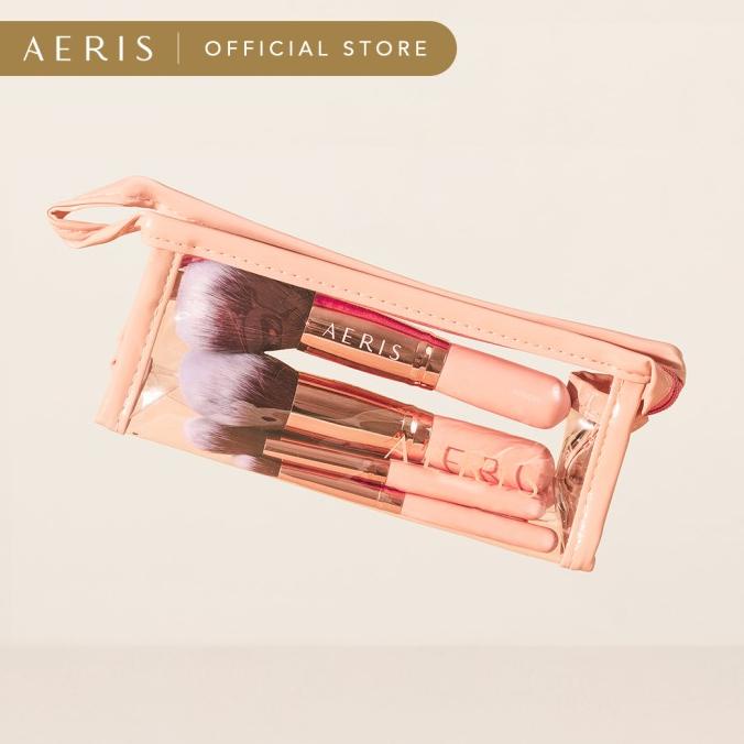 AERIS BEAUT The Coral Travel (7 pcs Face & Eye Brush Set)