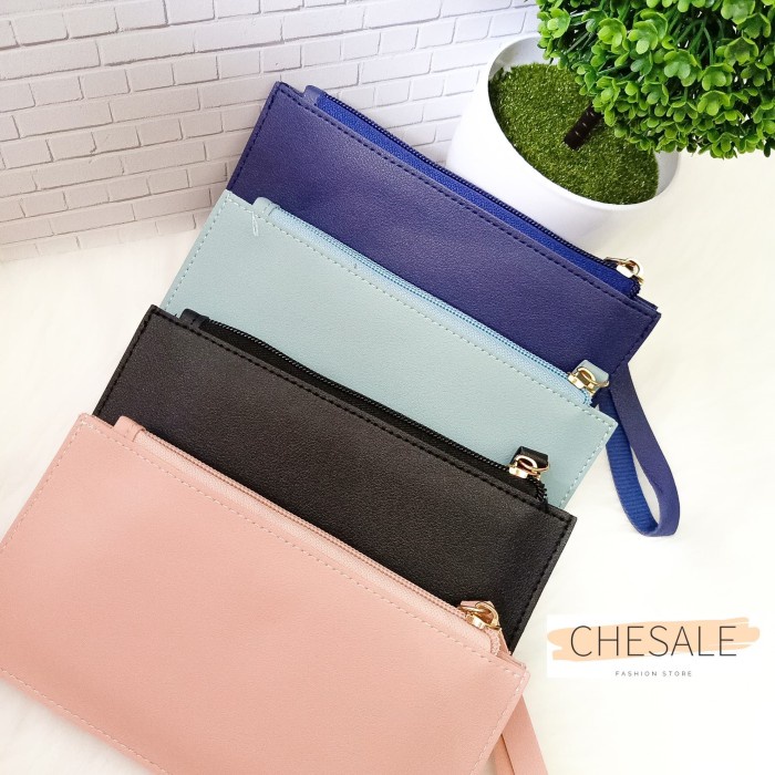 Dompet wanita panjang import dompet tali dompet miniso