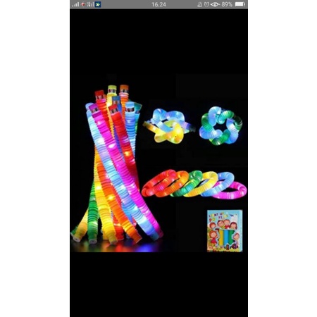 pop light mainan pipa nyala