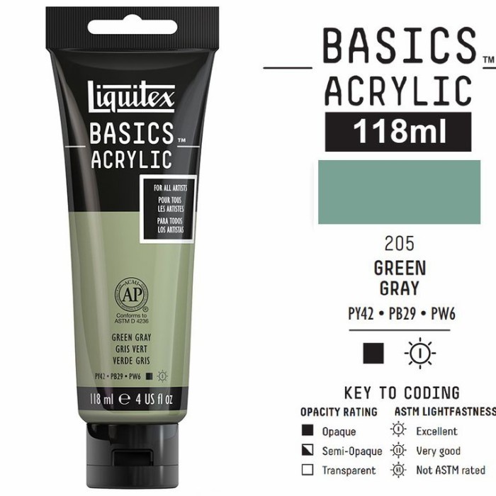 

Trendi Liquitex Basics Acrylic 118 Ml Green Gray Terlaris