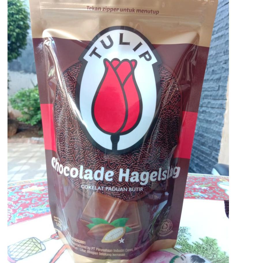 

✨10.10✨ COD Meses Tulip 500Gr Ziplock Chocolade Hagelslag buruan