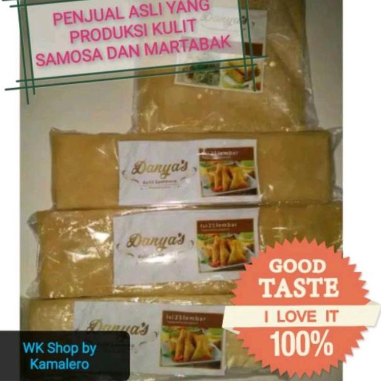 

10.10 Brand Kulit Samosa / Sambosa Sedang 30 cm X 7.8 cm isi 25 Lembar murah