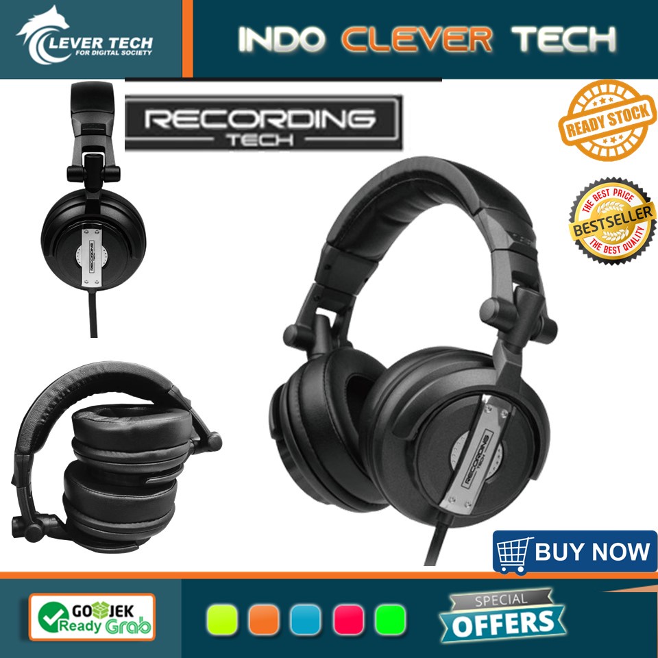 Recording Tech RT-HP100 - Closed Back Monitoring Headphone