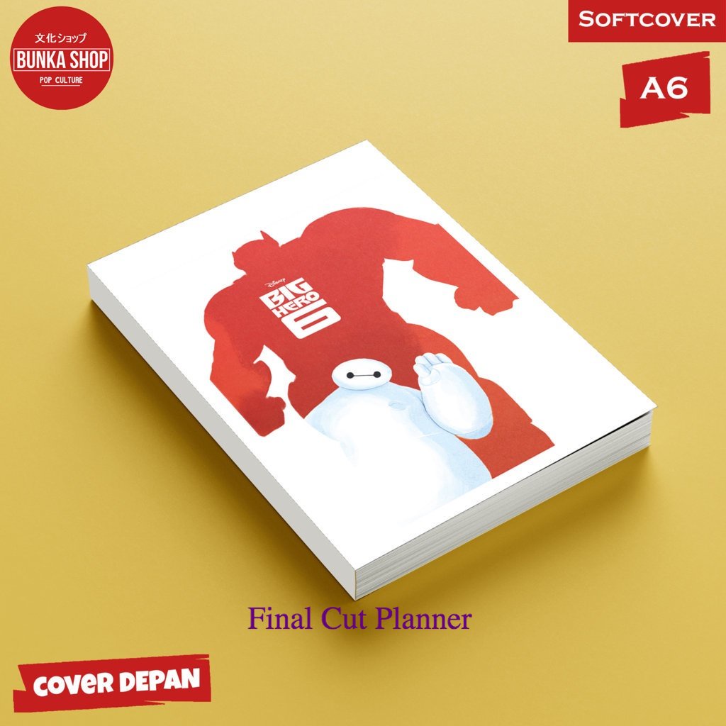 

Pocket Note Anime Big Hero 6 Baymax 5 Softcover A6 Buku Tulis catatan Notes Agenda Planner Jurnal