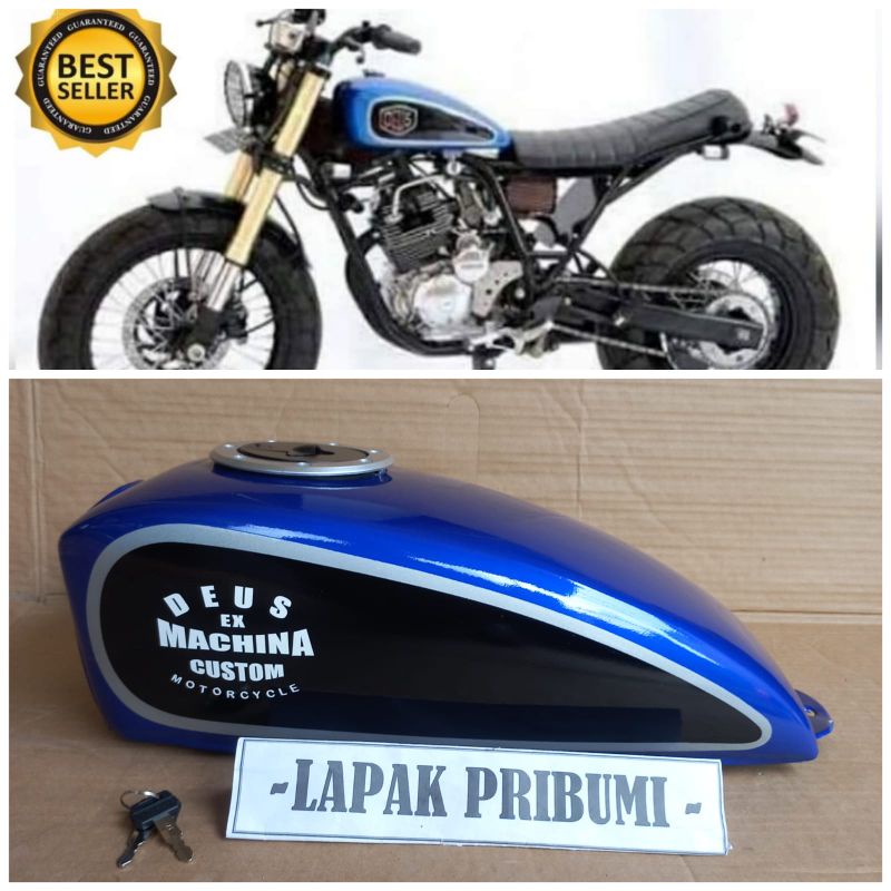 Jual Tangki Tracker Deus Scrambler Bratsyle Custom Japstyle Tangki Japstyle Tracker Tutup Ninja