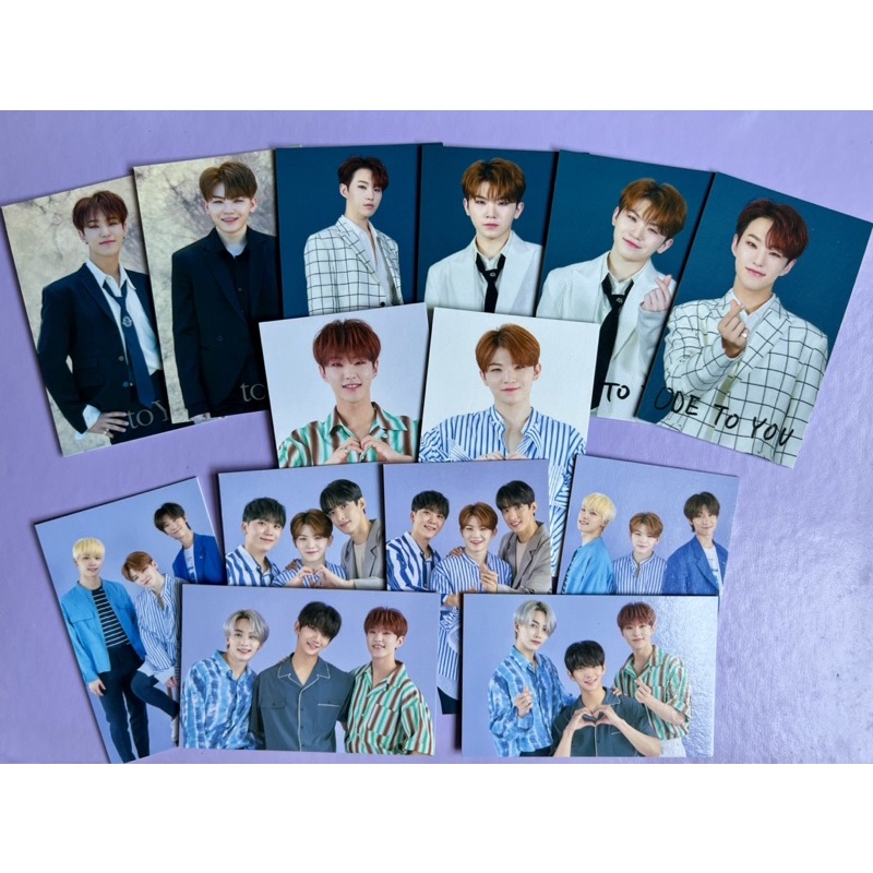 Seventeen Tranding card Korea Ode to you Hoshi Woozi set