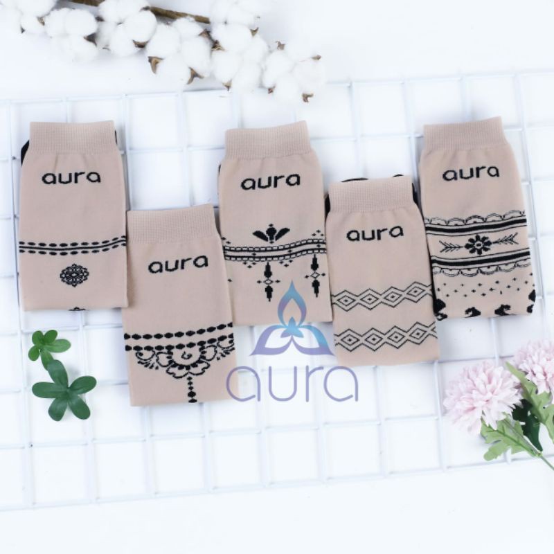 AURA kaos kaki jempol motif - kaos kaki jari motif - kaos kaki muslimah motif