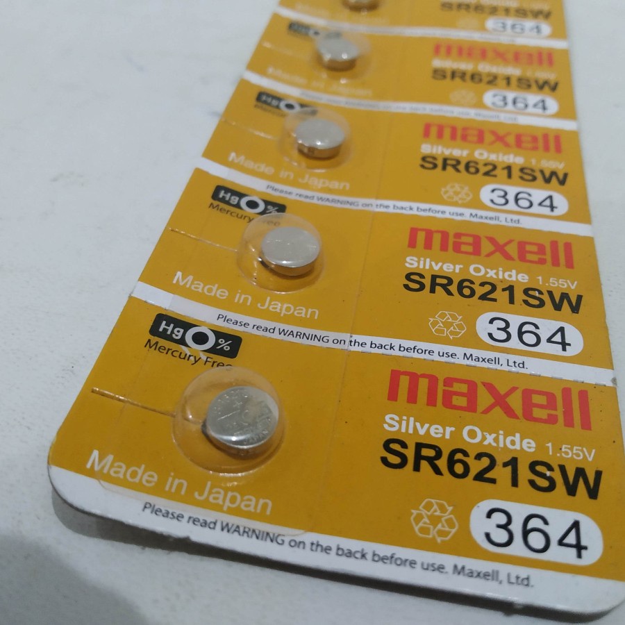 Baterai Batre Jam 364 SR621SW SR 621 SW Maxell Original